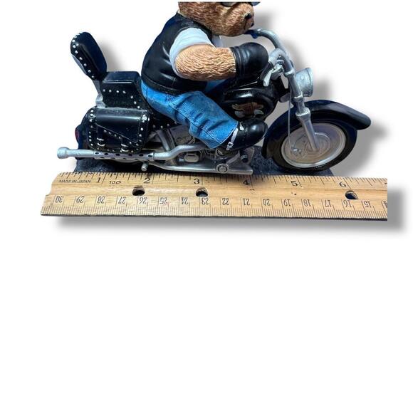 Faithful Fuzzies Freedom’s Ride Bear on Motorcycle 2003 Born To Ride Collection - Picture 6 of 7